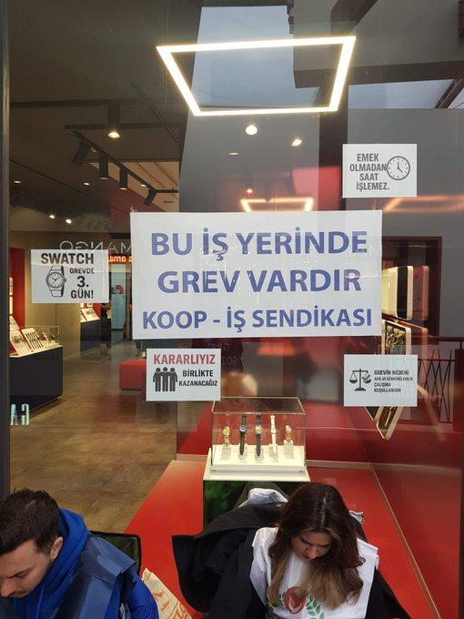 Solidarity across borders workers’ rights are universal!.?
#SwatchGroupÇalışanlarıGrevde
<a href="/Swatch/">Swatch</a> <a href="/KOOPISSENDIKASI/">Koop-İş Sendikası</a> <a href="/uniglobalunion/">UNI Global Union</a> <a href="/swatchturkiye/">Swatch Türkiye</a>