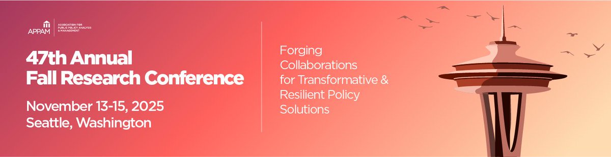 RobMoorePayLess's tweet image. Leaving for Association for Public Policy Analysis and Management (APPAM)&apos;s Fall Research Conference this evening! Let me know if you&apos;ll be there and if you want to meet up!
