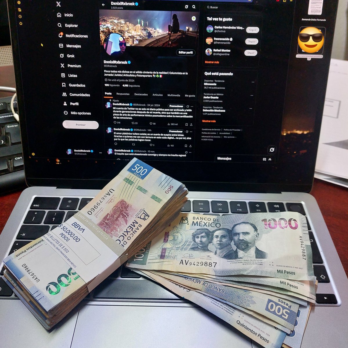 Gané un juicio y hoy me pagaron mis honorarios, raza.

Que dios me siga bendiciendo 👍