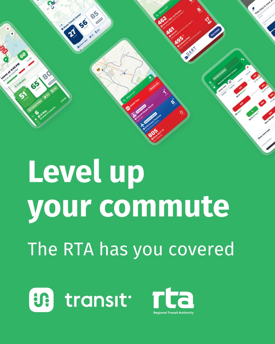 RTAmichigan's tweet image. 🚨 Breaking News: Southeast Michigan transit riders now have FREE access to the premium Royale subscription of the @transitapp, making it easier to find and use all public transportation services across Southeast Michigan.
  
Learn more &amp;amp; download the app: rtamichigan.org/transitapp