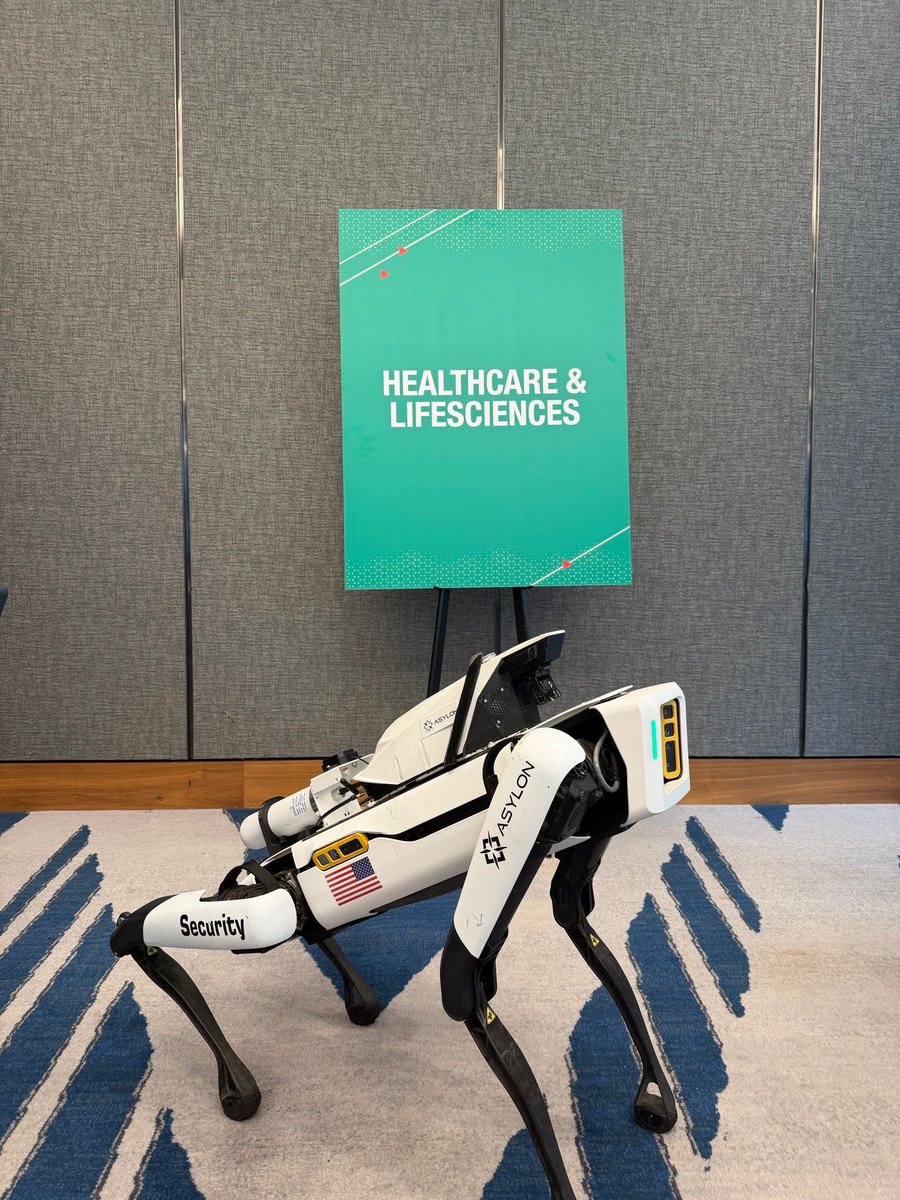 asylonrobotics's tweet image. DroneDog here, checking in from the #YPOGBS25 in Los Angeles!
Whether it’s healthcare, logistics, or manufacturing, everyone’s asking the same thing. How can automation help our teams do more, safely? #DroneDog #Asylon #RoboticSecurity #Automation #TechMeetsSecurity