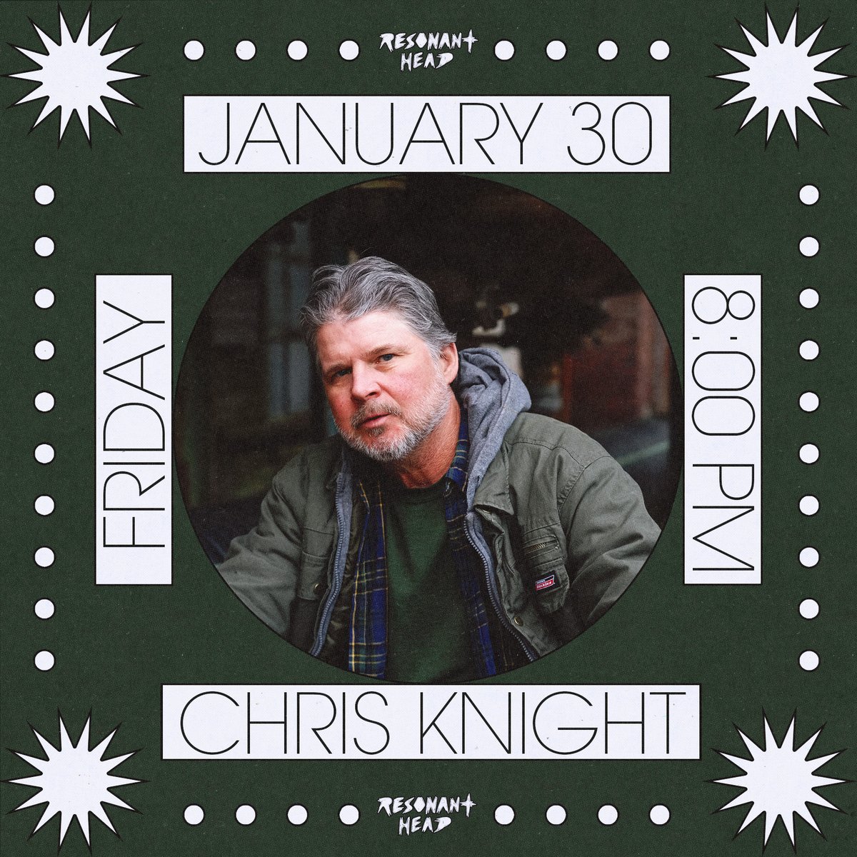 Chris_Knight_KY's tweet photo. JUST ANNOUNCED! Chris Knight live at
@Resonant_Head in Oklahoma City, OK on Friday, January 30th. Tickets on sale Friday at 10:00 AM CST at https://t.co/VH34BFKT6s https://t.co/4rbCqAJ3VD