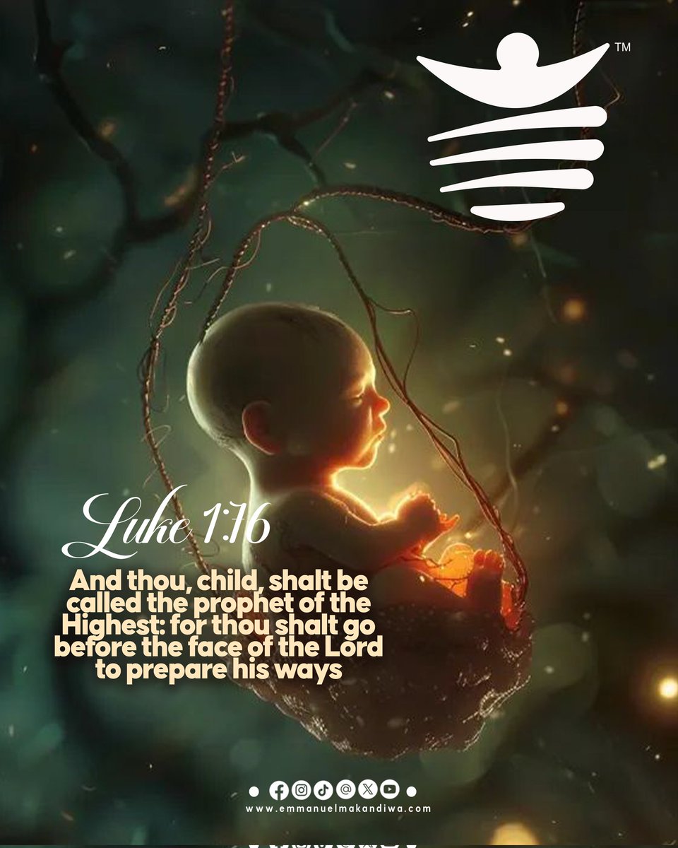 𝐓𝐡𝐞 𝐇𝐢𝐠𝐡𝐞𝐬𝐭 𝐂𝐚𝐥𝐥𝐢𝐧𝐠⁣
_____________________

John’s life carried one divine assignment of pointing men to Jesus. When Zechariah declared, “And thou, child, shalt be called the prophet of the Highest” (Luke 1:76 KJV), it was not because John would perform