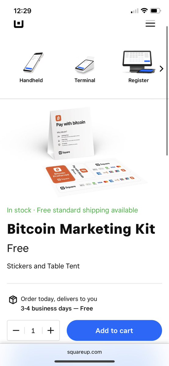 These are free 🫣

Let's make sure everyone that accepts bitcoin has this kit.

squareup.com/shop/hardware/…