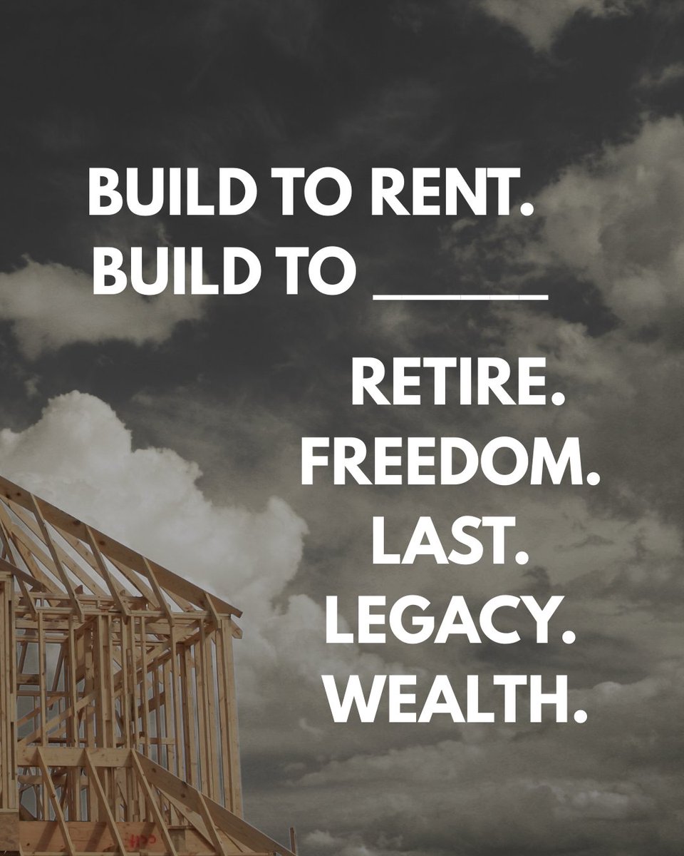 SDIRABuild2Rent's tweet image. Whether your goal is to retire with confidence, leave a legacy, or build wealth that lasts, the right plan today opens the door to tomorrow’s freedom.

At SDIRA Wealth we do not just build homes. We build the blueprint for your future.

#SDIRAWealth #BuildToRent #Freedom5Formula