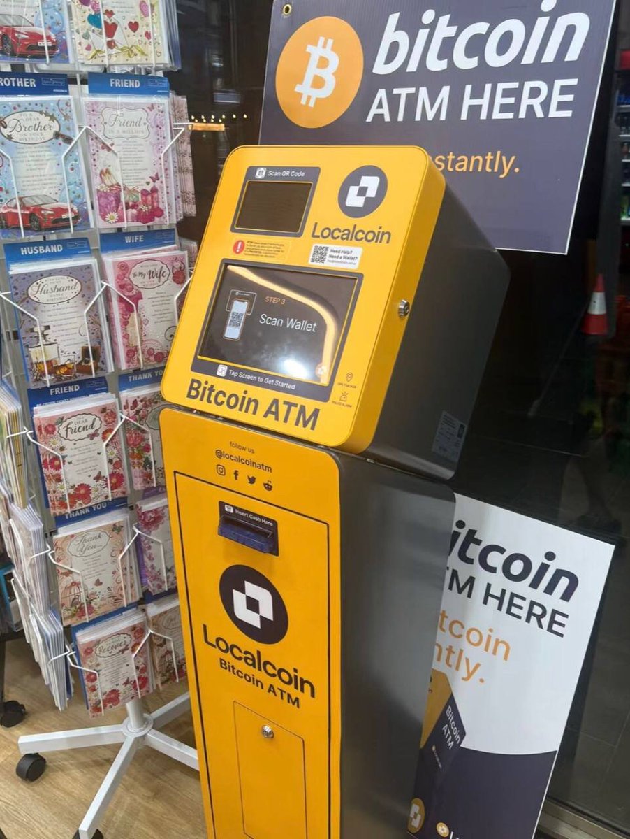 Mccsxasley's tweet image. #Bitcoin #ATM  ☑️🪙

Bitcoin ATMs in the United States. You can use them to buy cryptocurrency!
Some people have also used this method to guide customers to purchase cryptocurrency; you can find specific methods on Google and YouTube.