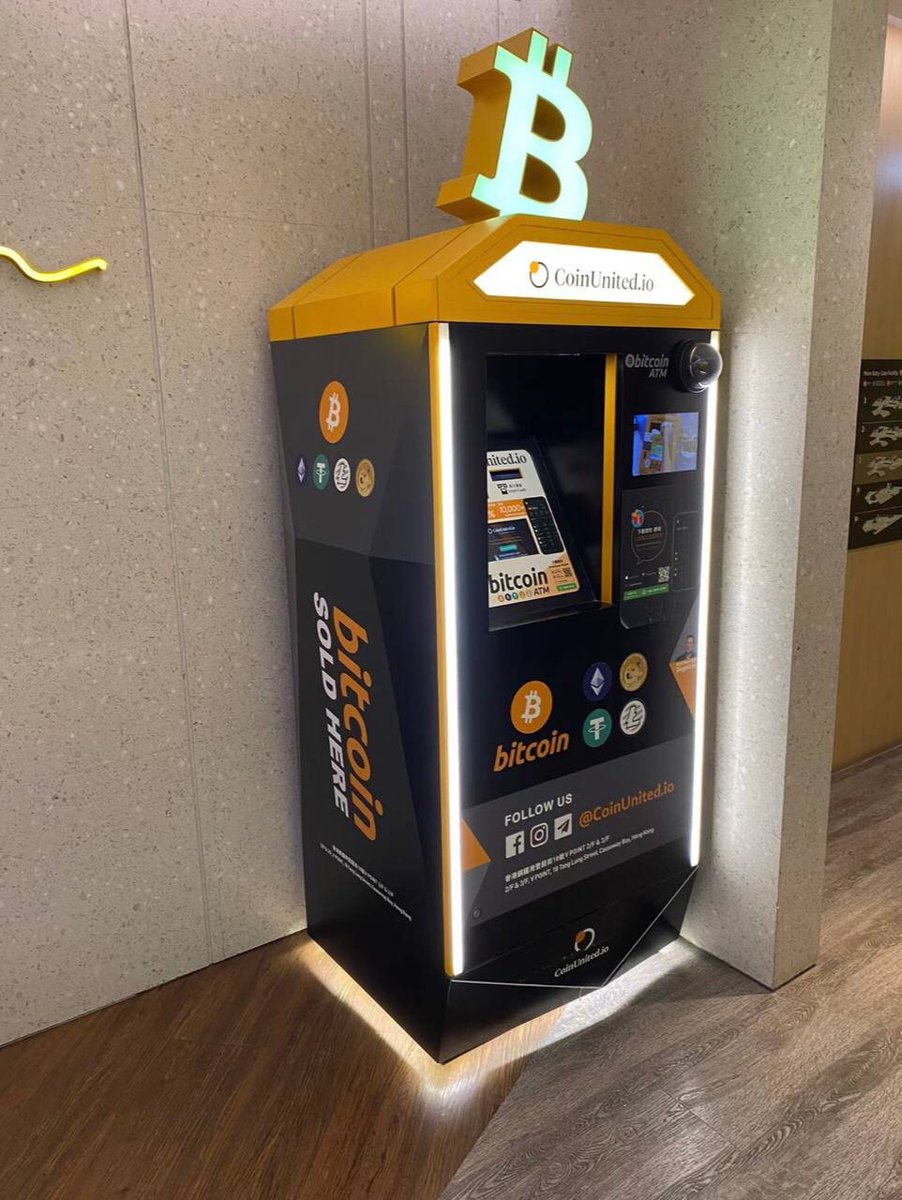 Mccsxasley's tweet image. #Bitcoin #ATM  ☑️🪙

Bitcoin ATMs in the United States. You can use them to buy cryptocurrency!
Some people have also used this method to guide customers to purchase cryptocurrency; you can find specific methods on Google and YouTube.
