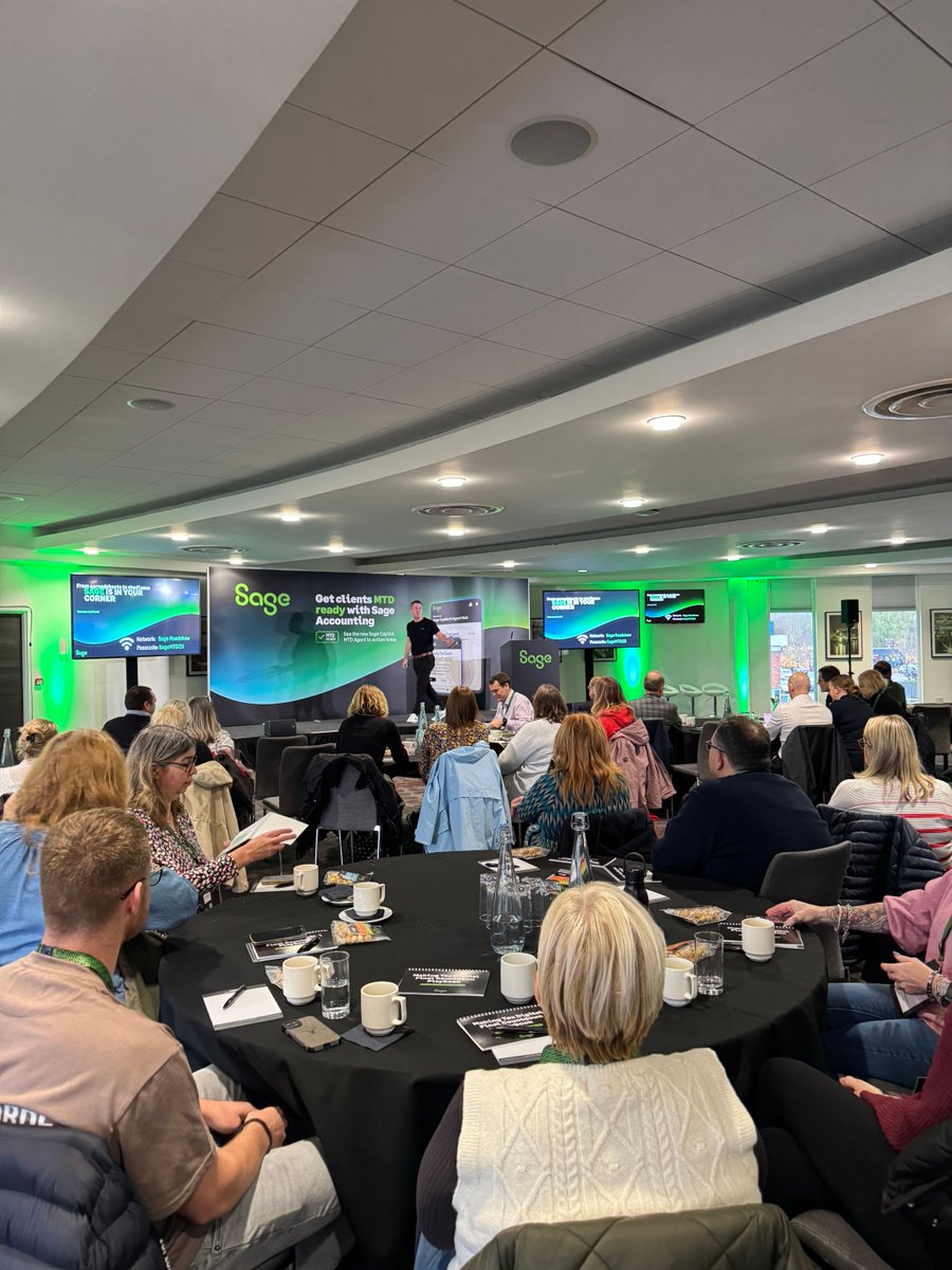 sageuk's tweet image. Our new MTD events for Accountants and Bookkeepers are underway. You can still join us at EFL stadiums across the UK to:
✅ Hear expert insights
✅ Get practical guidance
✅ Connect with peers
Find your nearest event: 1sa.ge/ApCl50XqGUT #MakingTaxDigital