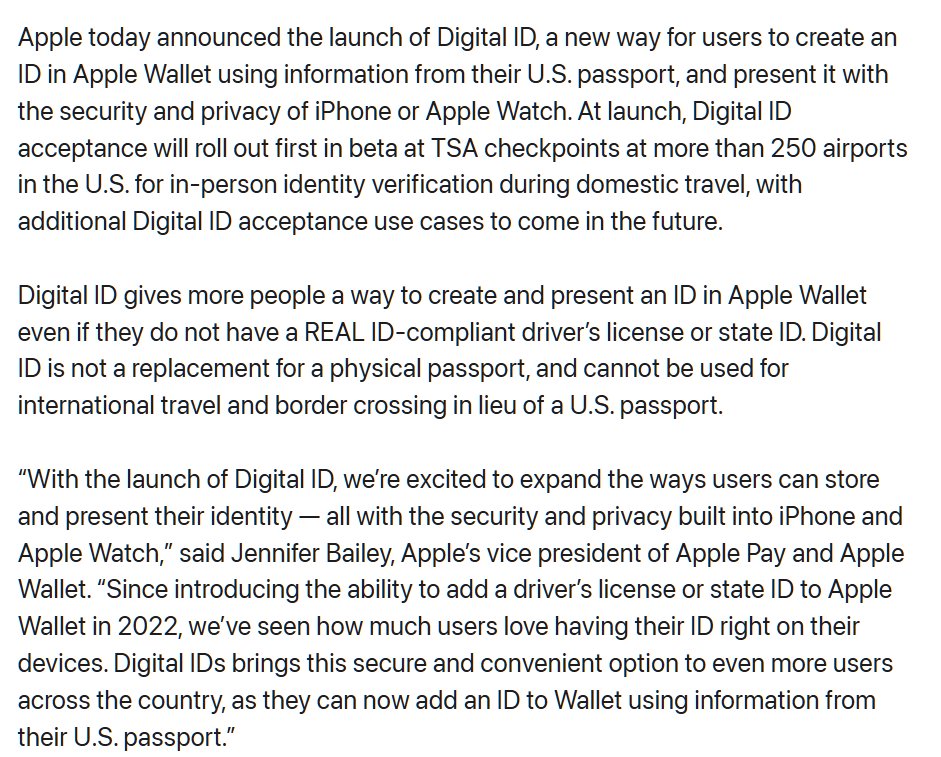 Well would you look at that?
Digital ID isn't coming from government.
It's coming from corporations.
From a SMARTPHONE maker to be exact.