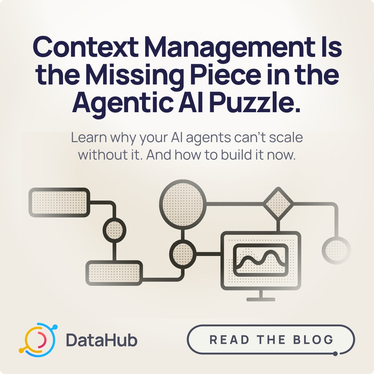 DataHubCloud's tweet image. AI agents can&apos;t scale without context management.
DataHub Co-Founder &amp;amp; CTO, Shirshanka Das, breaks down why (and how to build it) in his latest blog: hubs.la/Q03SRY5M0

#ContextManagement #EnterpriseAI #AgenticAI