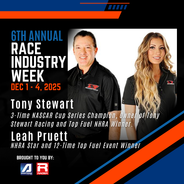 Big news! 🏁
Tony Stewart &amp; Leah Pruett join the lineup for the 6th Annual Race Industry Week, Dec 1–4, 2025.
Get ready for an exclusive interview with two of racing’s best — this is one you don’t want to miss.
🔗 Save your seat: epartrade.com/more/onlinerac…