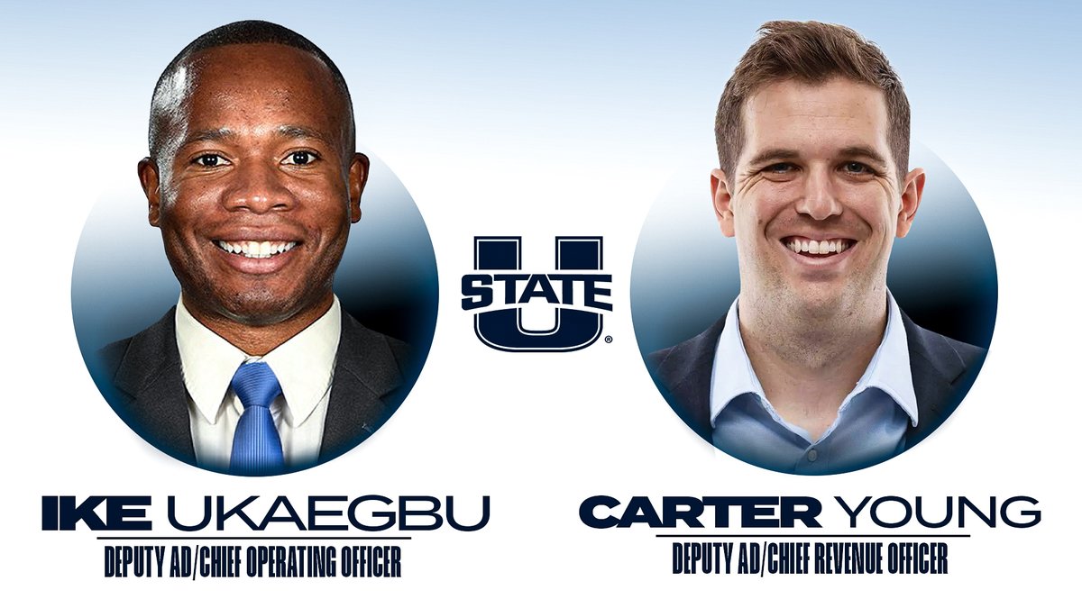 Walker announces senior staff additions. 

<a href="/UkaegbuIke/">Ike Ukaegbu</a> | Deputy AD/Chief Operating Officer
<a href="/carterwyoung/">Carter Young</a> | Deputy AD/Chief Revenue Officer

➡️ usuaggies.info/43o7zan