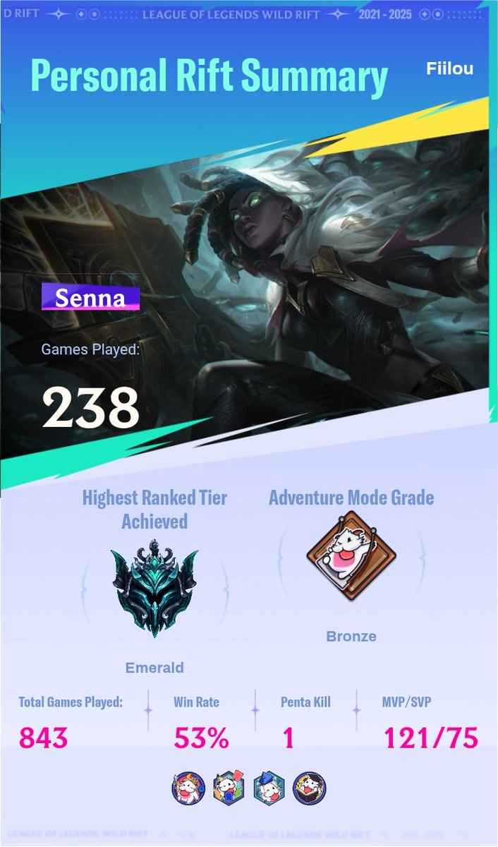 Unlock a Rift Summary just like mine now and find out who your best ally is! …iversary.wildrift.leagueoflegends.com/Unlock