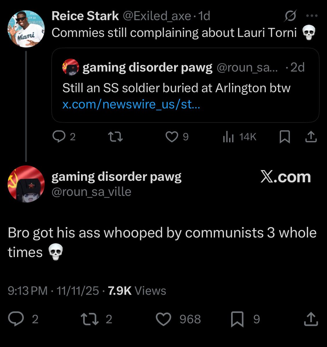 A communist paying for online likes might be the funniest thing I’ve ever witnessed

Almost a thousand likes out of 7.9K views 💀