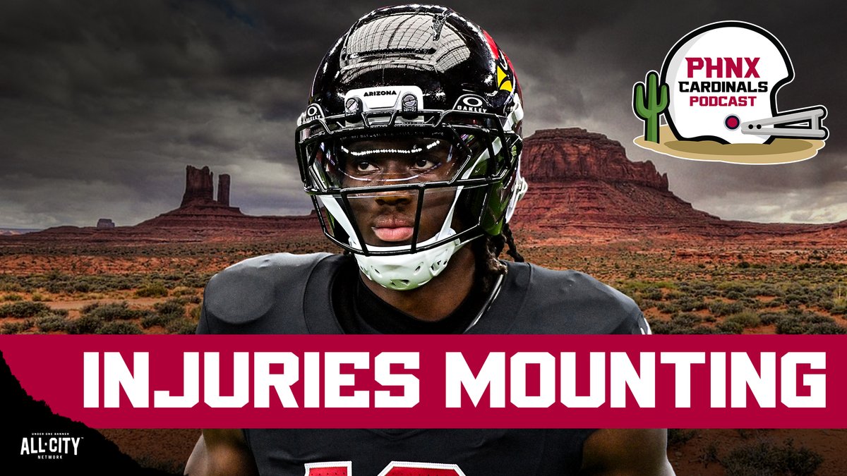 🚨BREAKING NEWS🚨

Marvin Harrison Jr. is OUT Sunday and possibly longer due to appendicitis.

Can the Arizona Cardinals manage without #18 in the meantime?

What will it take for Jonathan Gannon to topple San Fran?

<a href="/PHNX_Cardinals/">PHNX Cardinals</a> with <a href="/BoBrack/">Bo Brack</a> and I starts NOW!