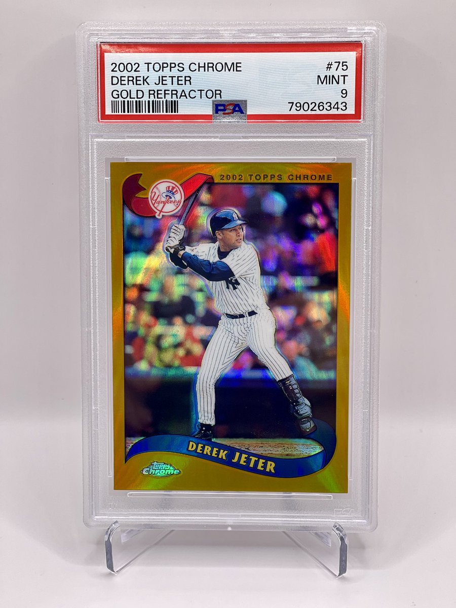 2002 Topps Chrome gold refractors are some of the best looking cards ever printed

#CardOfTheDay
