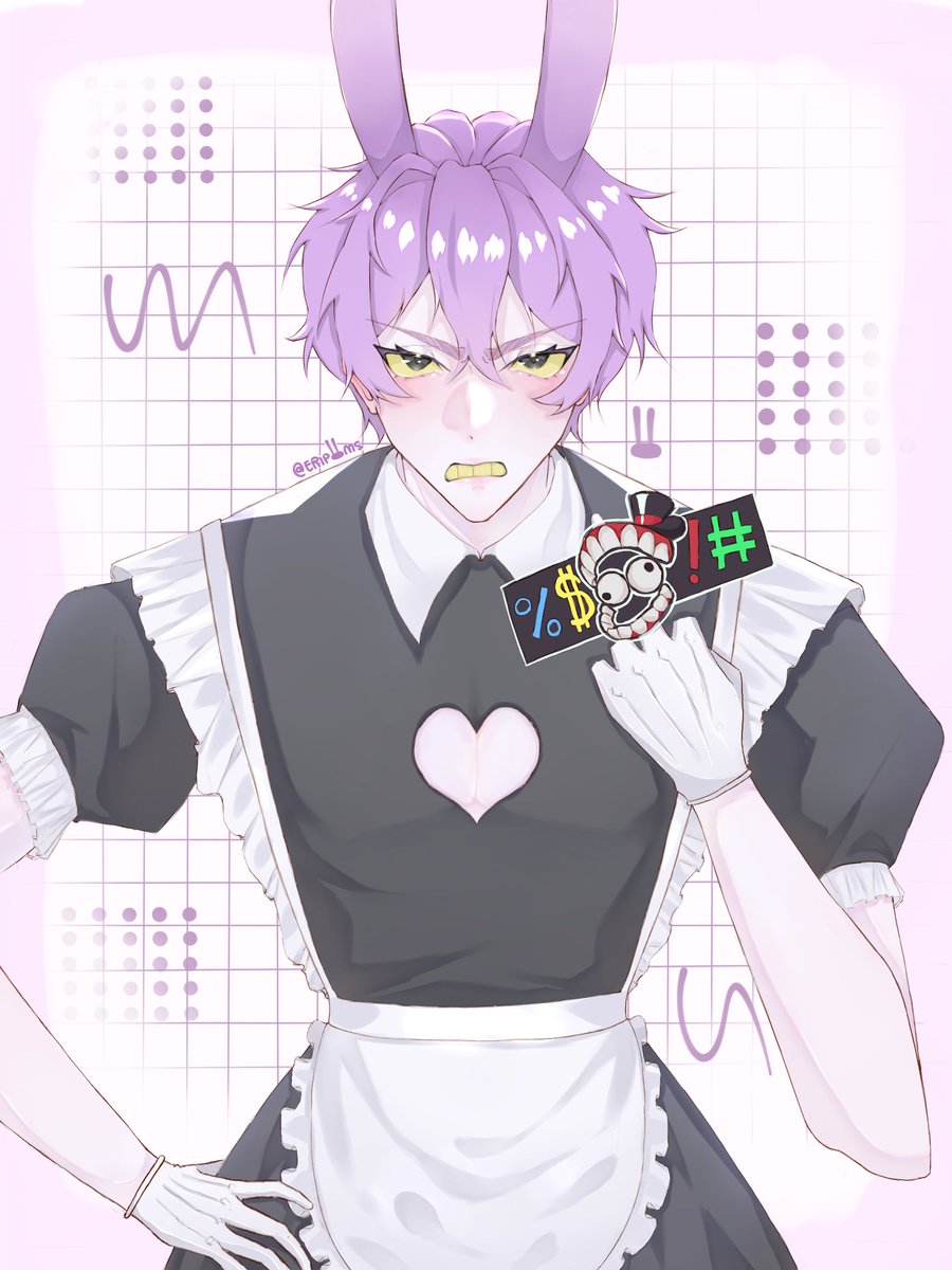 Eripoms_moved's tweet photo. Maid Jax 🐰🌱

#tadc #jax #tadcjax #jaxfanart https://t.co/9W7eXyPBAs