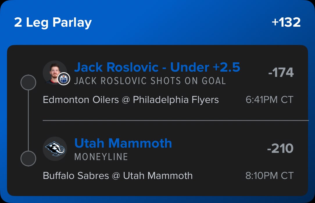 PrecisionSlips's tweet image. 2 builder plays from @Gsbets16 in our free discord.

BoL if tailing