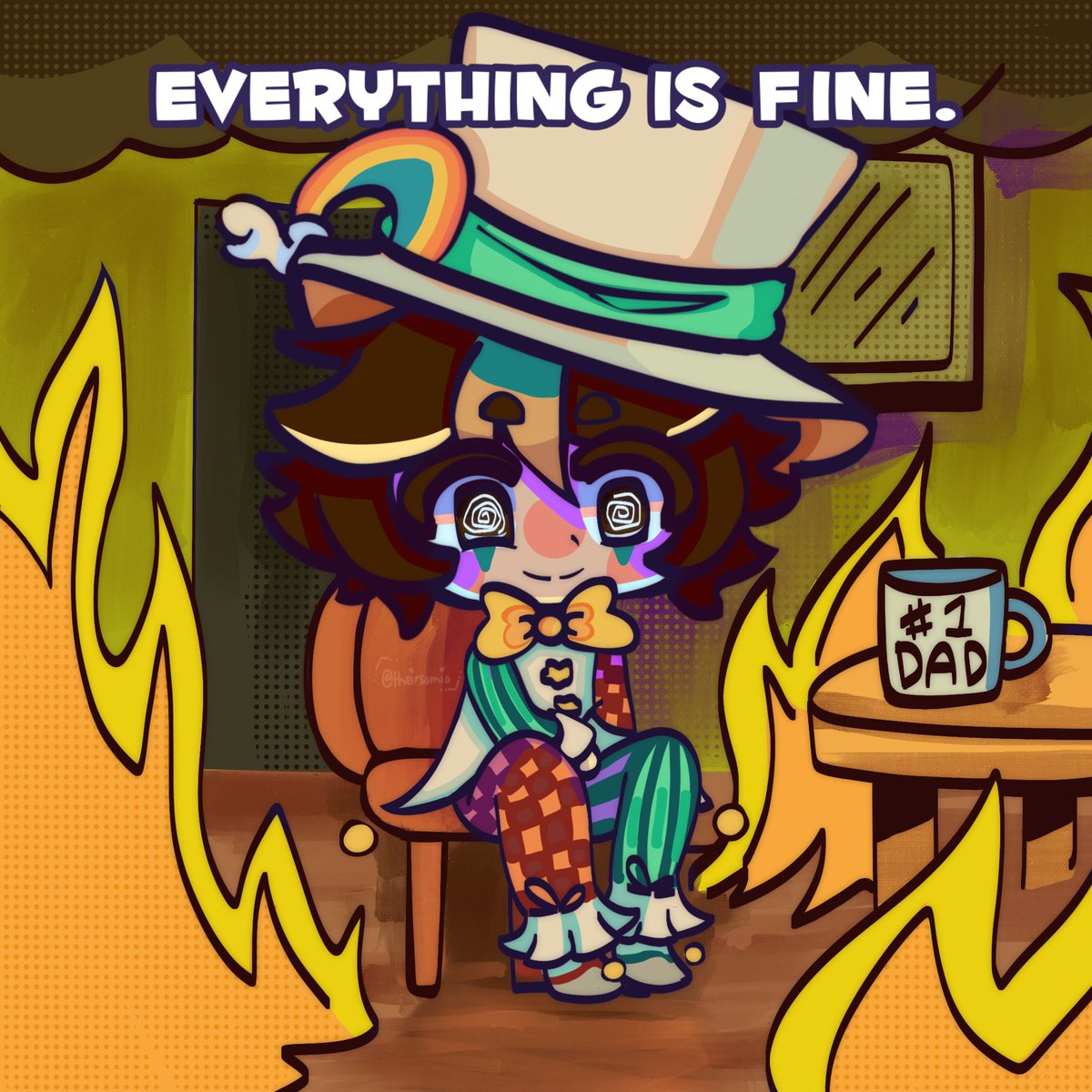 THIS IS ALL I THOUGHT OF DURING THIS EP. 
Everything is fine and everything is normal 
-
#smallishbeansfanart #smallishbeans #Hermitcraftfanart #hermitcraftseason11