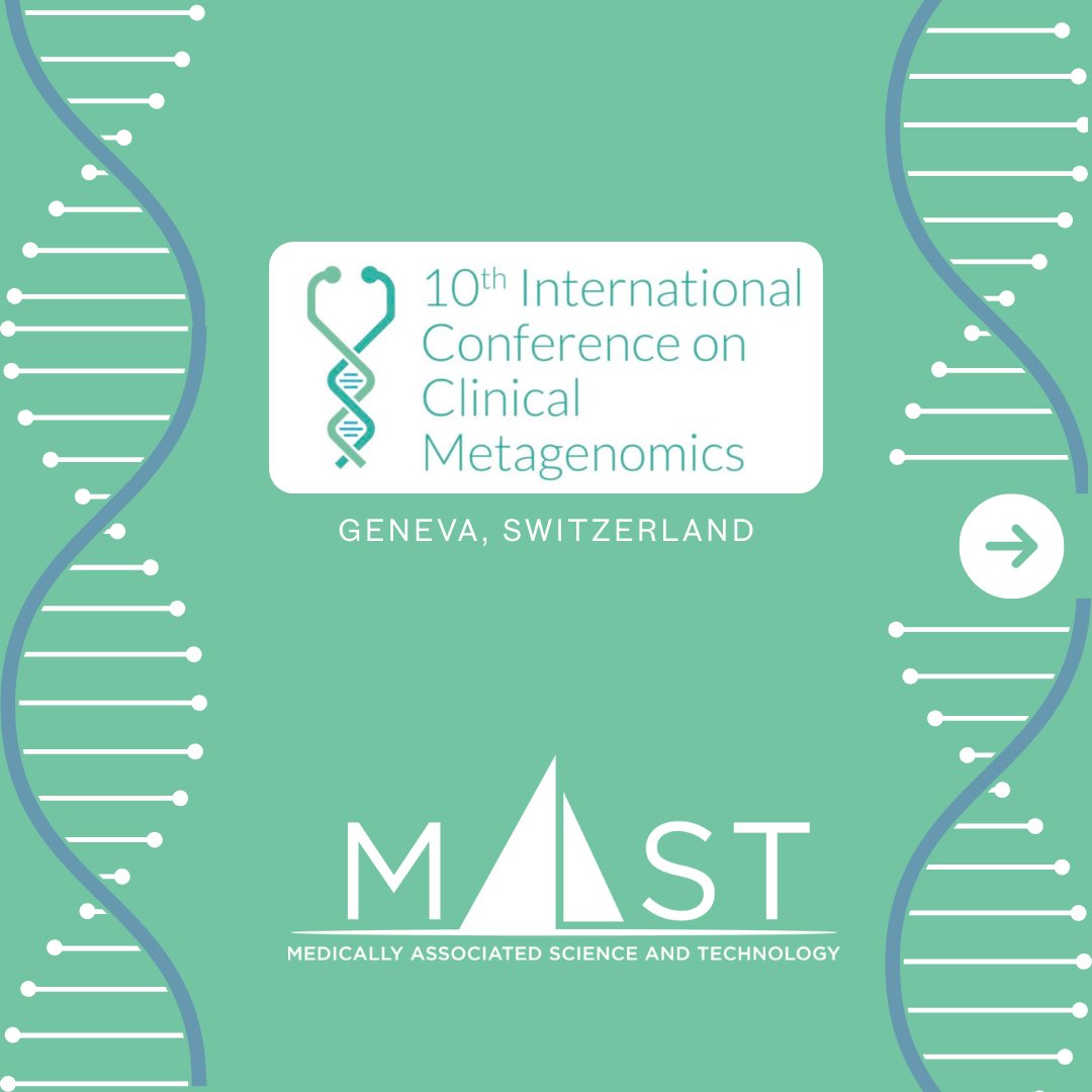 MASTprogram's tweet image. Last week, MAST’s own Said Bogatyrev, PhD, represented us at the 10th International Conference on Clinical Metagenomics in Geneva, Switzerland 🇨🇭.

He presented our new QUASAR software — a cutting-edge tool for quantitative sequencing developed right here at MAST.

Read more…
