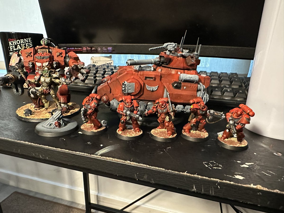 BitDragoon48's tweet photo. @claytonm249 @TearShapedHeart All blood angels successors are goated (but you can’t beat the first) https://t.co/o98dPZNiAY