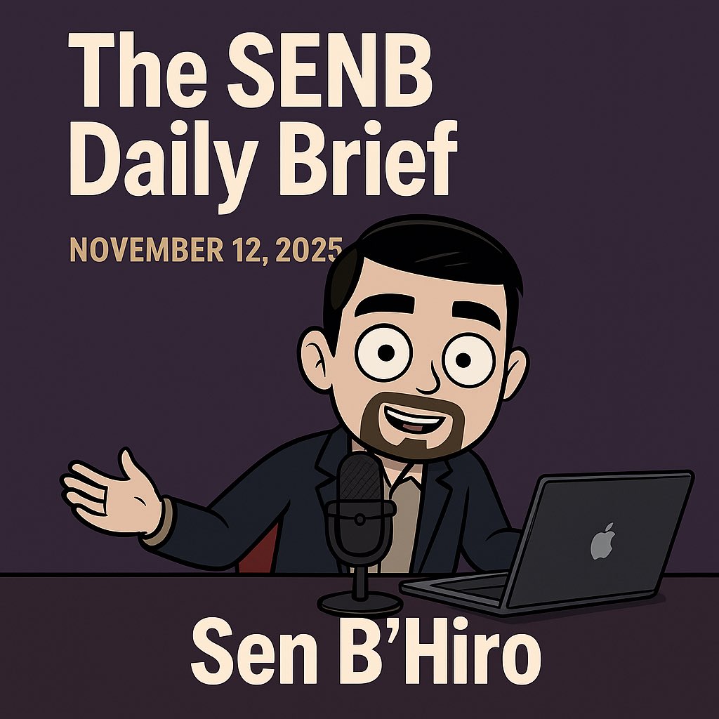 CryptoKairu's tweet photo. Bitcoin shaky. Altcoins twitching. Stocks confused.
Tomorrow’s CPI is the boss fight.
Today’s SENB Daily Brief breaks it all down.
🎧 Watch → https://t.co/DpPuTDS2IH
#SENB #Crypto #CPI #Bitcoin https://t.co/cBncWw1xBB