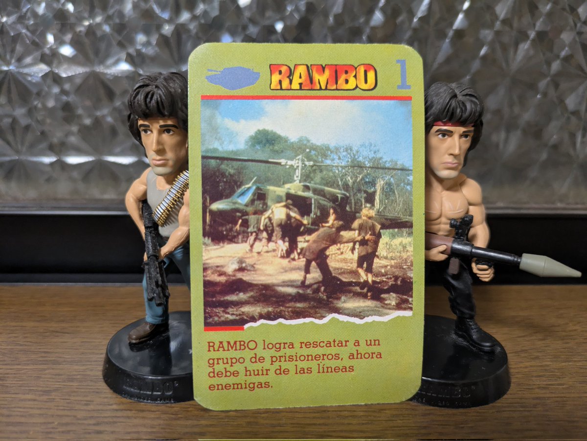 #シルベスター・スタローンのメモラビリアブログ 
本日のブログ記事
blog.livedoor.jp/johnrambo9/

#ランボー怒りの脱出
日米公開40周年記念！
南米カードゲーム