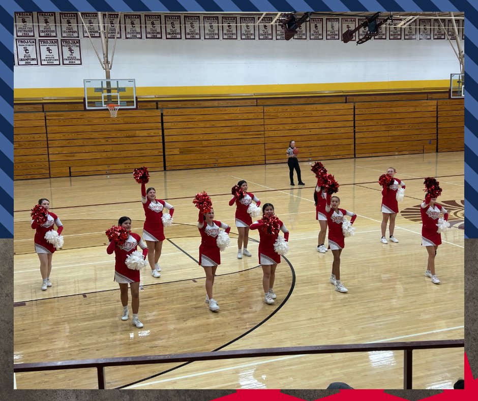 Middle School Cheer Kicked off basketball season this week! They did a great job cheering for the Spartan teams at the first game of the season!