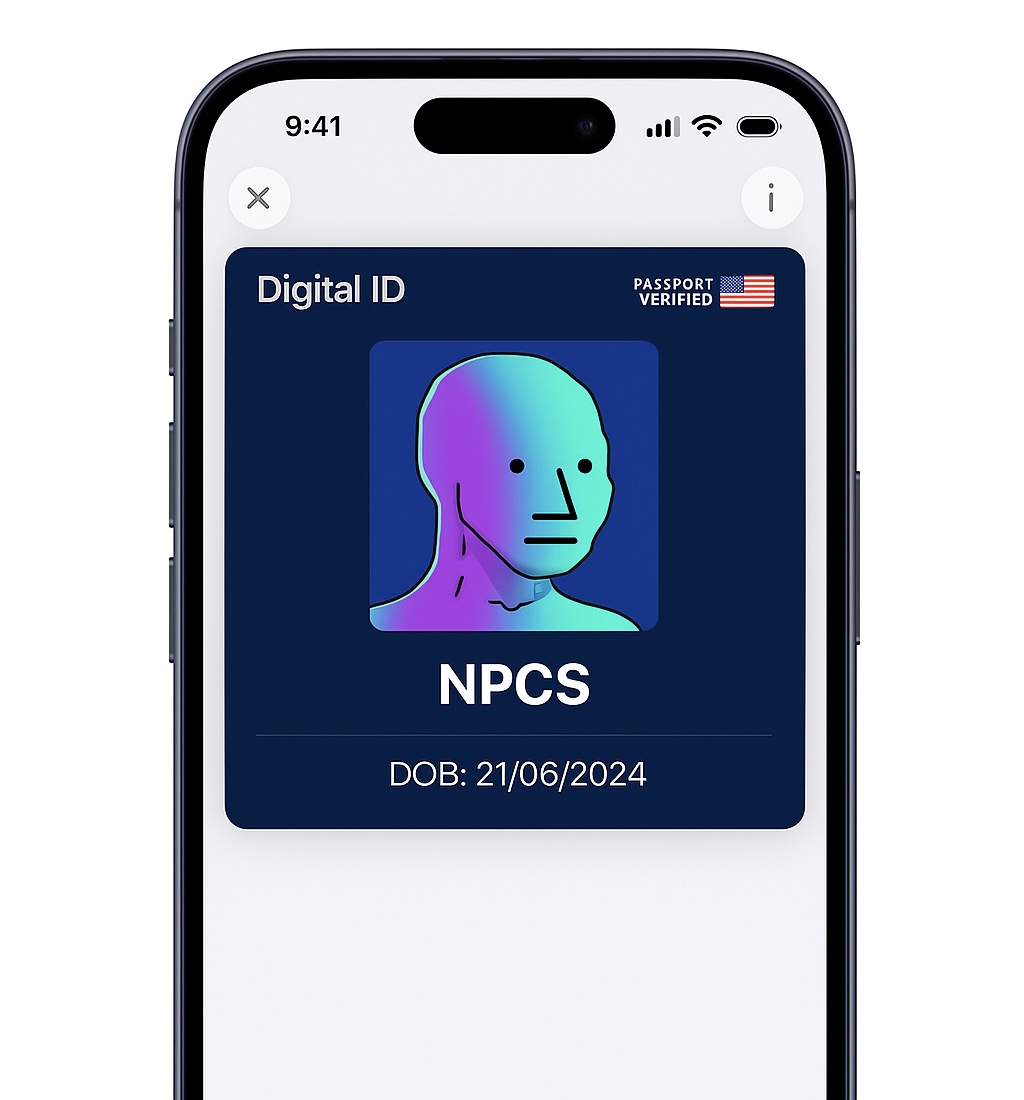 finally, a digital ID to save me time at the airport… so I can dedicate more of my life to standing in line to board.
