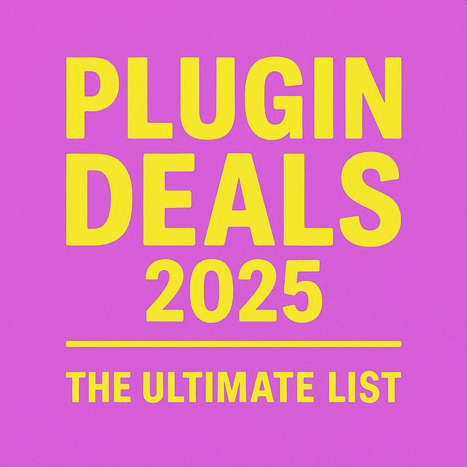 plugindeals's tweet image. Now that&apos;s what we call a long list 😀

Plugin Deals 2025 - The Ultimate List 👍
plugin-deals.com