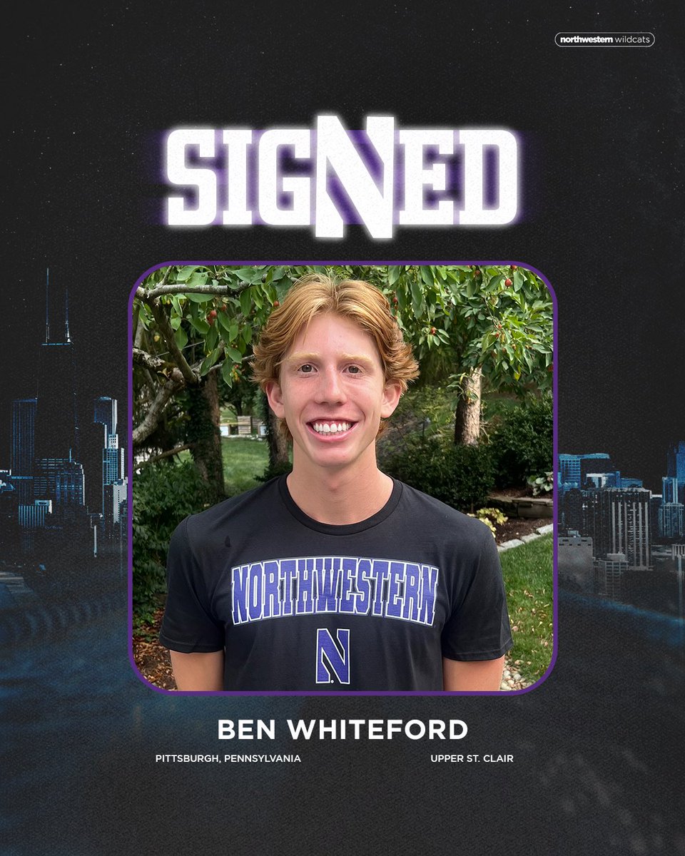 Officially a Wildcat ✍️

Welcome to Northwestern, Ben Whiteford!