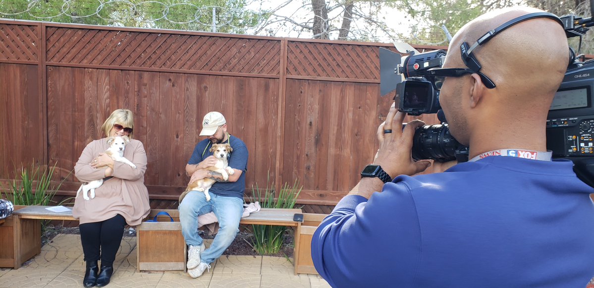 encdogguy's tweet image. Behind the scenes with Adoptable Dogs from Rancho Coastal Humane Society on the FOX 5 San Diego Morning News with Raoul Martinez and Heather Lake. 
Watch for Bruno and Daisy on sdpets.org.  #fox5sandiego #adoptabledogs #raoulmartinez #heatherlake #Ranchocoastal