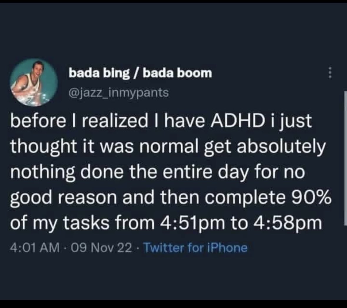 ADHD Memes (@adhdforreal) on Twitter photo 