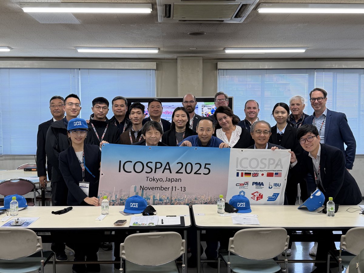 noguchi_system's tweet photo. 「ICOSPA-2025」の皆様が見学に来社されました。
各国遠方より感謝申し上げます。
#日本金属プレス工業協会 #製造業 #野口工業 #綾瀬市 #nkシステム #モノづくり #iwatani https://t.co/djq8xLBlBT