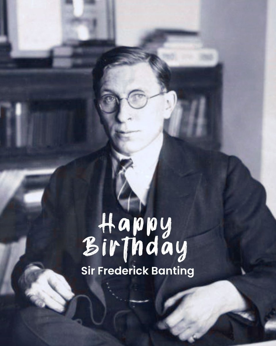 DiabetesAus's tweet image. Tomorrow is #WorldDiabetesDay 💙 We honour Sir Frederick Banting, born 14 Nov 1891, who co-discovered #insulin with Charles Best in 1921 — a breakthrough that continues to support millions.