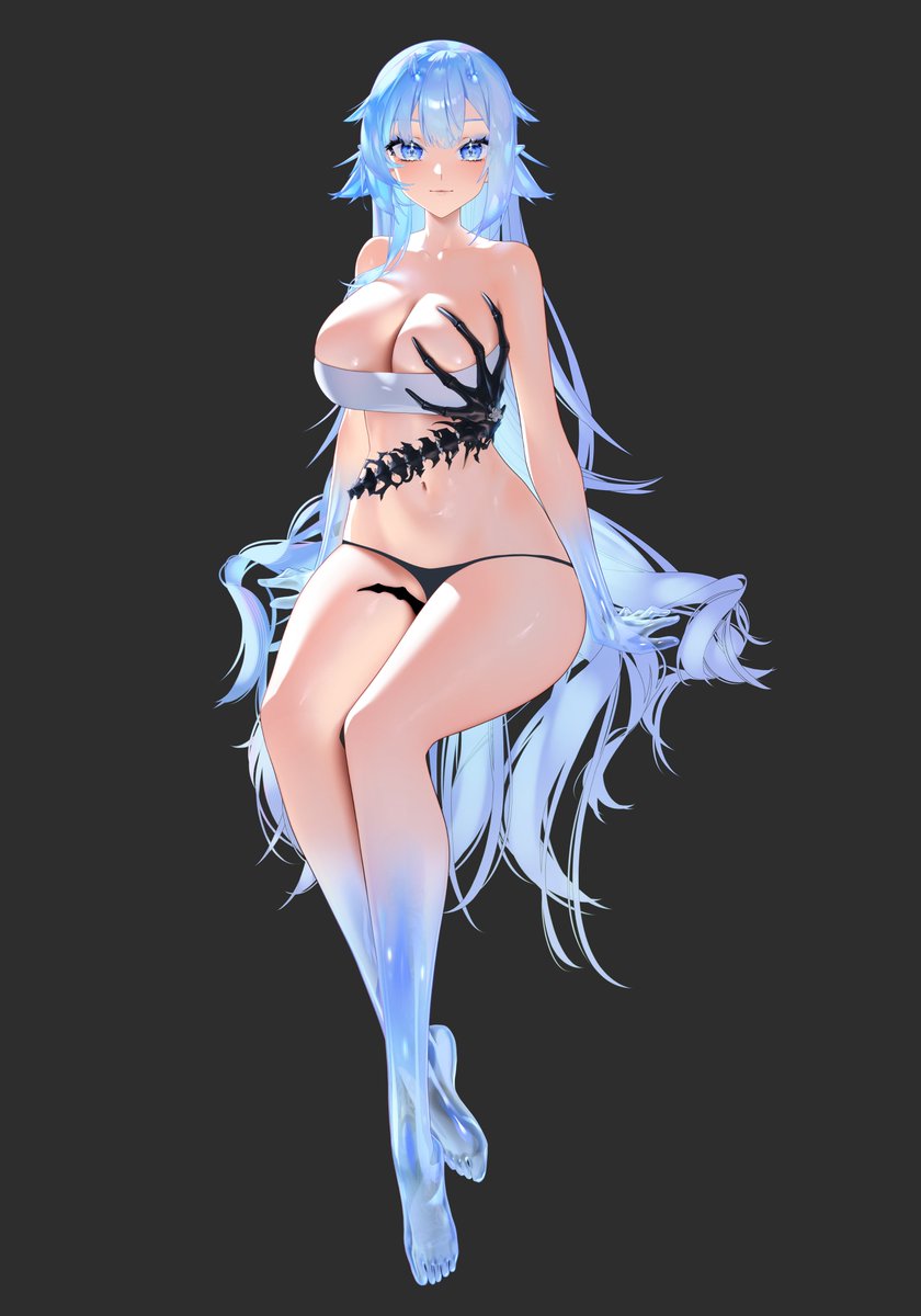 I thought I might also share a wip of the Model!
I still need to work on the long hair parts and the grabber thingy 😊
what do you think?