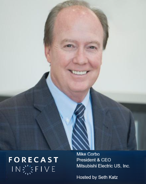 During this episode of the Forecast in FIVE, <a href="/sethakatz/">Seth Katz</a>  speaks with Mike Corbo, President &amp; CEO, <a href="/Mitsubishi_USA/">Mitsubishi Electric</a>.

Watch on #UCLAForecast's YouTube channel:
➡️youtube.com/watch?v=jOiJxs…

Visit the Forecast in FIVE webpage with all episodes:
➡️anderson.ucla.edu/about/centers/…