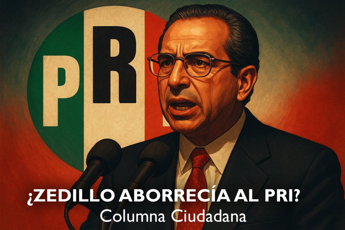 No te puedes perder la #ColumnaCiudadana
¿Ernesto Zedillo aborrecía al PRI?
planoinformativo.com/1110134/ernest…