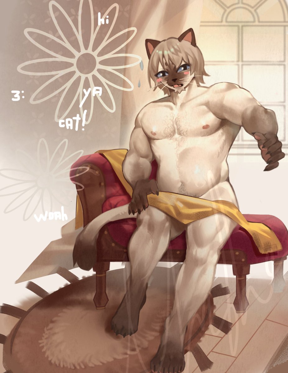 serelitto's tweet image. you interrupted him ...
#furryart