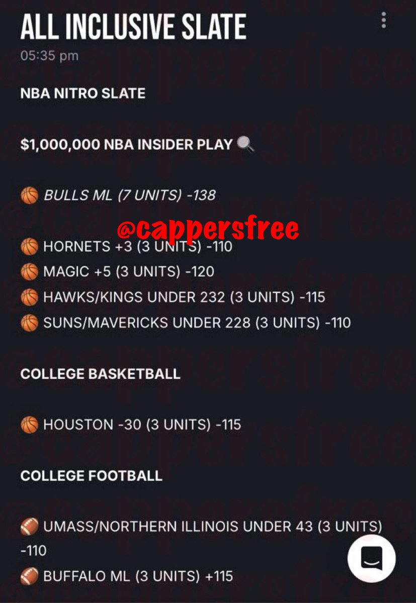 CAPPERS FREE tweet media