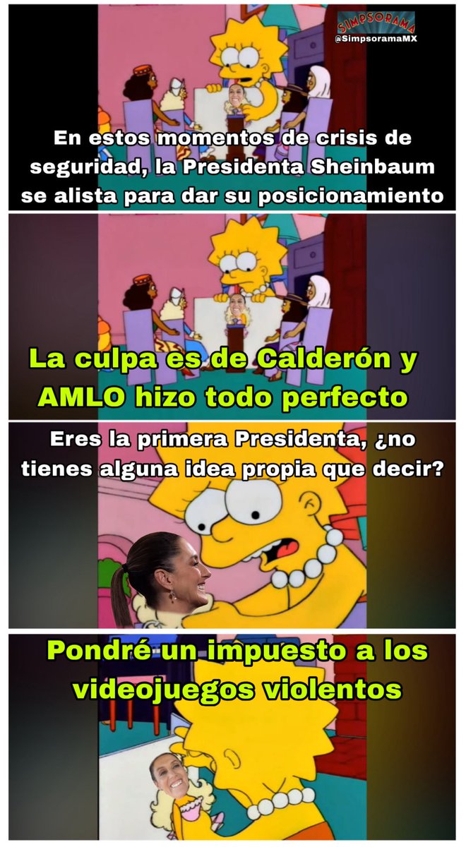 A mí no me preguntes, sólo soy una PreSirvienta jeje. Claudia Sheinbaum 4T Morena AMLO Felipe Calderón violencia inseguridad