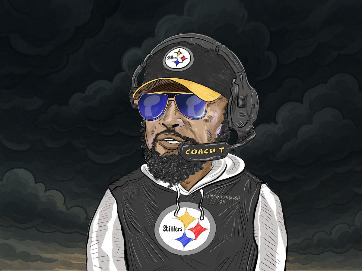 JimmyKanfoush's tweet image. #miketomlin #pittsburgh #Steelers #NFL #artist #SteelCity #bugman