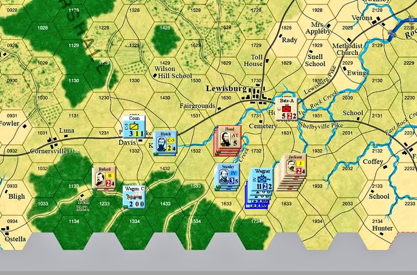 SanchoMateos's tweet image. Pues @vercindates me ha enseñado cómo se logra ganar la campaña de #HoodStrikesNorth con los Confederados entrando en Nashville en el turno 8. Stewart se ha pegado una carrera increíble sorprendiendo a las defensas Federales y logrando los victoria! @MultiManPub ##gcacwspaintour