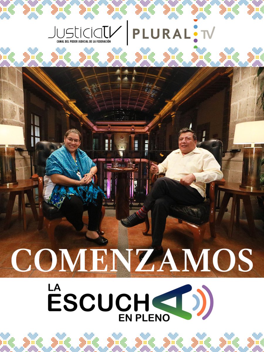 JusticiaTV_MX's tweet image. 📺#COMENZAMOS |  ¡La #EscuchaenPleno 🔊 te espera!

No te pierdas la conversación con la Ministra @LeniaBatres , quien comparte con @mardoniocarbalo su experiencia desde la #Corte y su lucha por defender los derechos humanos de quienes más lo necesitan.

 ¡ Súmate a este diálogo…