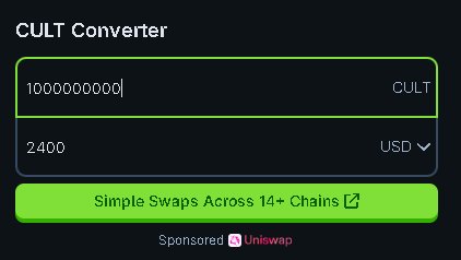 FibonacciBtc's tweet image. YOU WILL SIMPLY NEVER HAVE THAT CHANCE AGAIN $CULT 👁️📺