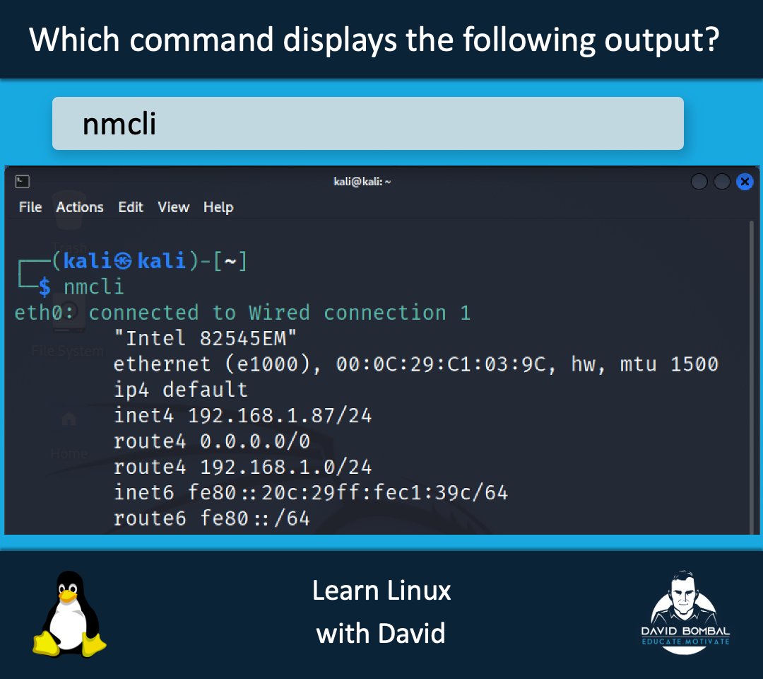 davidbombal's tweet image. Learn Linux with David

#Linux #Ubuntu #KaliLinux