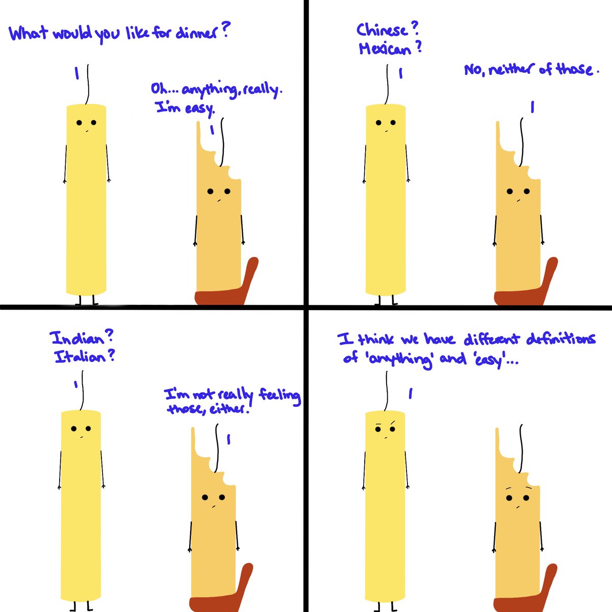 Is #doodlewax the only one who sometimes struggles to find any food appealing, even when hungry?