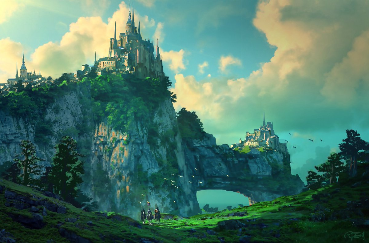 raphaellacoste's tweet image. From Sketch to Final
My course is now open, link in bio!

#environmentdesign #drawing #tutorial #art #conceptart #digitalpainting #landscape