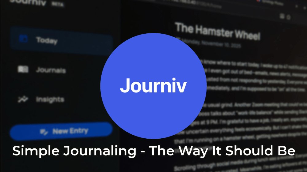 davidnburgess's tweet image. Be sure to check out my overview of Journiv! It&apos;s a journaling app that helps you get your thoughts out and keep track of yourself.

Watch Here: youtu.be/2lNEr0EmgFg

#Journiv #Docker #SelfHosted