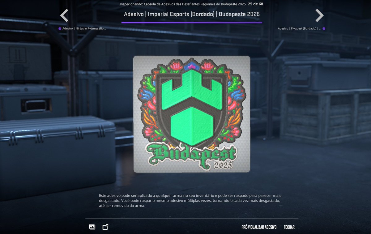 imperialesports's tweet image. Stickers do Major Budapeste 💚 @gamdom 

Qual seu favorito? 

#GoIMP